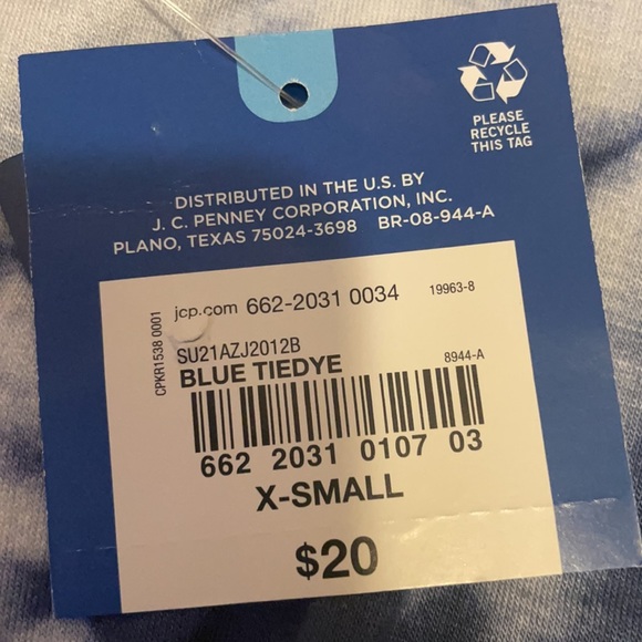 NWT tie dye crop - Picture 2 of 2